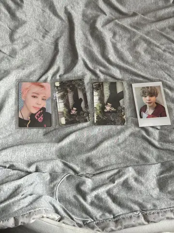 BTS 지민 트레이딩 카드 4장