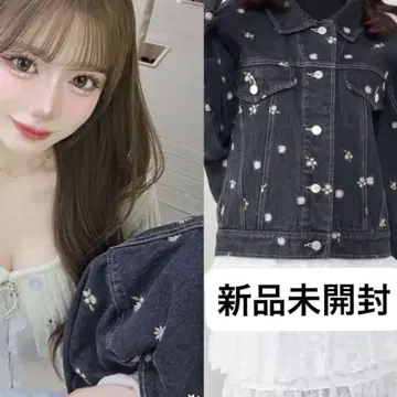 다리치 darich 스프링 플라워 데님 G점퍼