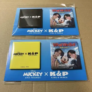 미키 킹프리 굿즈 캔뱃지 세트