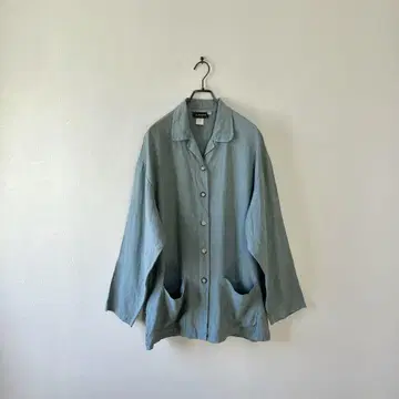 미국제 빈티지 커버올 자켓 린넨 XL 빅 사이즈