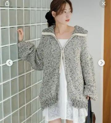 Kastane 하이넥 지퍼 니트