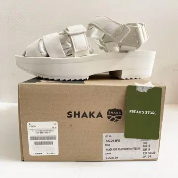 SHAKA 미사용! 통굽 스트랩 샌들