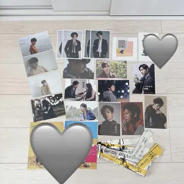 마츠시타 코헤이 엽서 은색 테이프