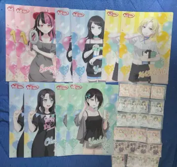 BanG Dream! 뱅드림! A4 클리어 파일 스티커 컴플리트