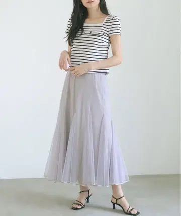 CELFORD 셀포드 튤 세미 머메이드 스커트