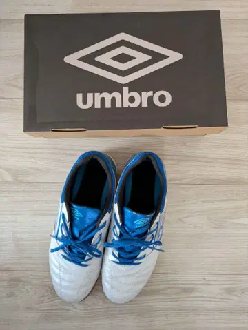 umbro 엄브로 풋살화 신발 파랑 화이트 축구 실내 23.5