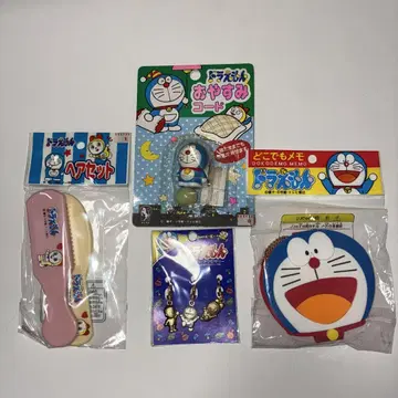 [익명 배송: 4세트] 도라에몽 그리운 디자인 완구 헤이세이 레트로