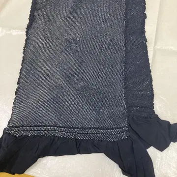 조임 병아대 남성용 다크 네이비 폭 조정 안 한 순수 실크