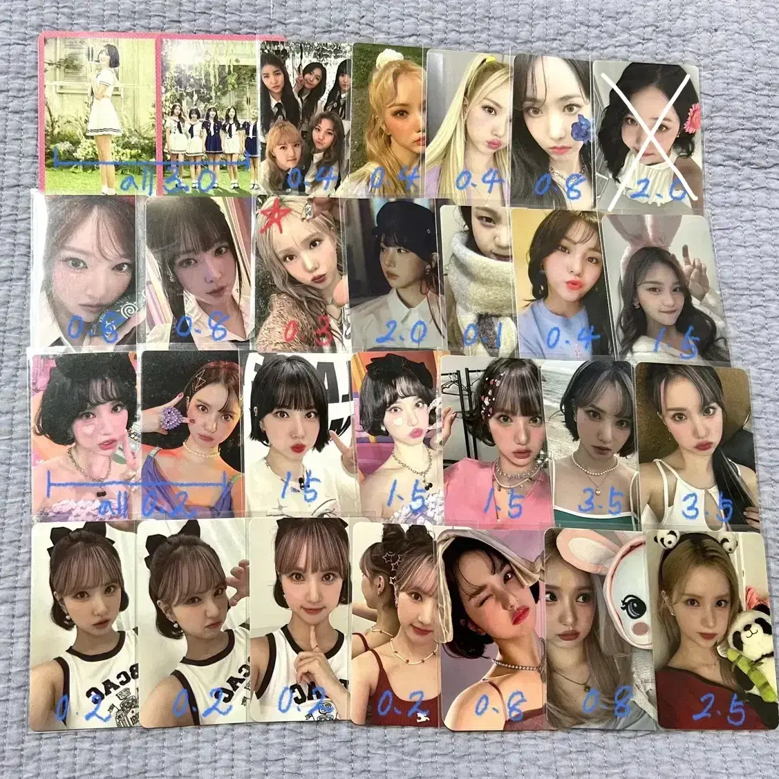 GFRIEND VIVIZ アルバム トレカ まとめ売り Gfriend Viviz photocard poca unreleased photocard on Bunjang