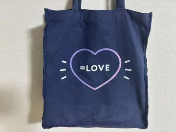 =LOVE 이코러브 스퀘어 토트백 네이비