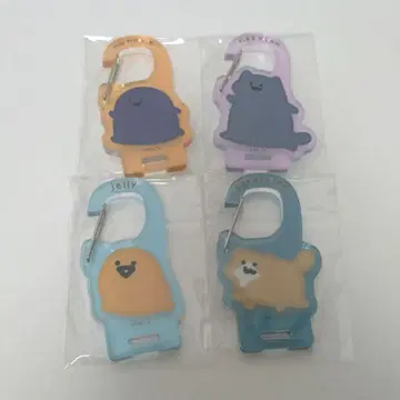 오문구와 함께 아크릴 카라비너 4점