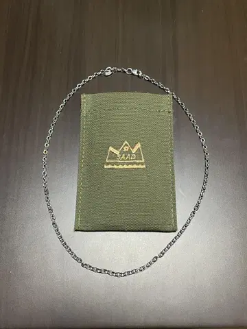 SAAD 스테인리스 체인 목걸이