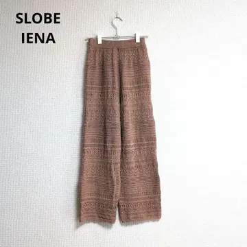 0170 SLOBE IENA 슬로브 이에나 시스루 니트 팬츠