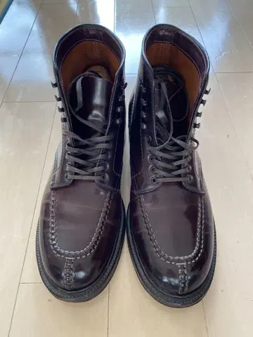 레어 ALDEN 탱커 부츠 버거디 8.5