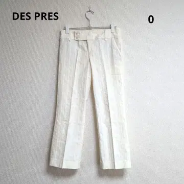 0172 DES PRES 데프레 스트라이프 스트레이트 팬츠 0