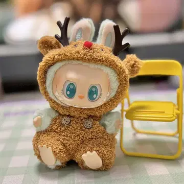 [새상품] LABUBU 봉제 인형 아기 사슴 코스튬