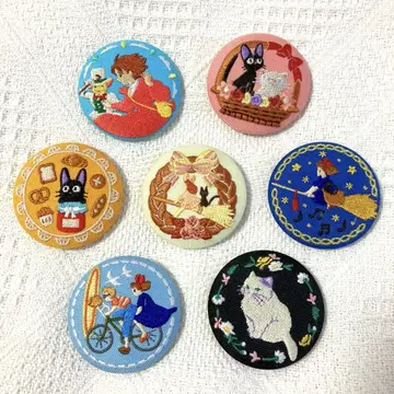 [지브리] 마녀 배달부 키키&귀를 기울이면 배지 7세트