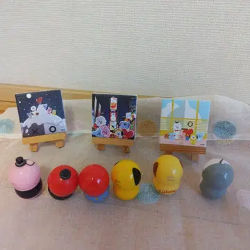 BT21 미니 캔버스 & 쿠나츠 세트