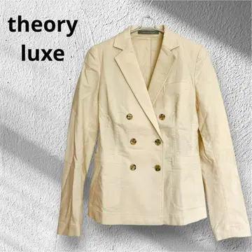 theory luxe 띠어리 럭스 테일러드 자켓 린넨 더블
