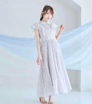로제뮤즈 pleats floral print dress 원피스