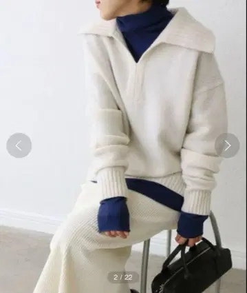 IENA vento 카라 부착 풀오버 내추럴 ₩22,000