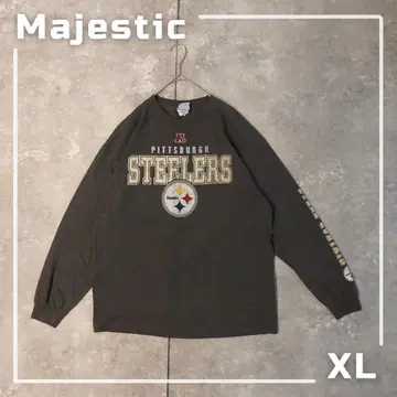 Majestic NFL 스틸러스 롱T 슬리브 로고 XL