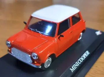 중고 자동차 모형 MINI COOPER 빨간색/화이트 DP 1988
