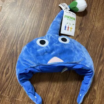 피크민 흉내내기 파란색 모자 캡 흉내내기