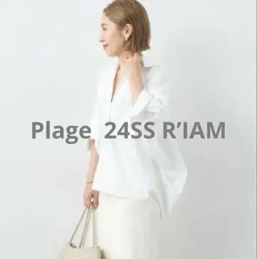 Plage 플라주 24SS R'IAM 폼 스키퍼 반팔 셔츠