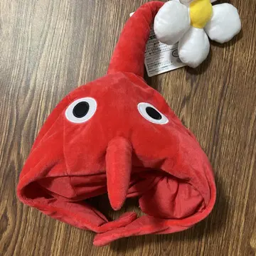 피크민 빨간 피크민 변신 모자 캡
