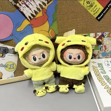 피카츄 후드 부착 인형옷