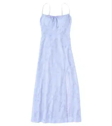 aclent Sheer flower long dress