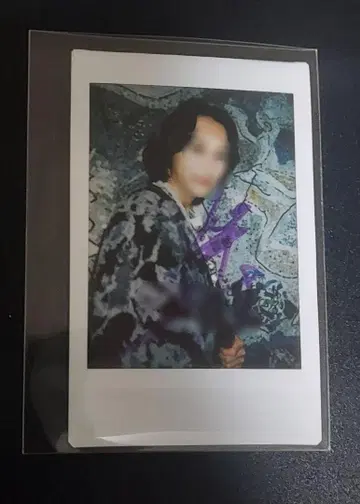 [미사용] 오쿠무라 히토시 친필 사인 폴라로이드