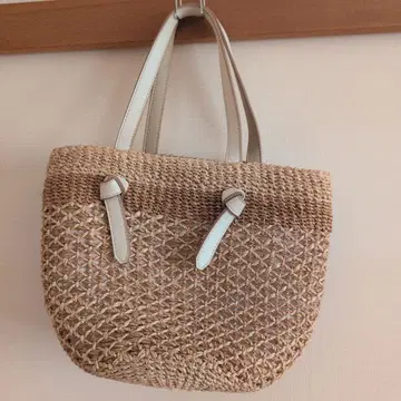 23구 뜨개질 바스켓백 베이지