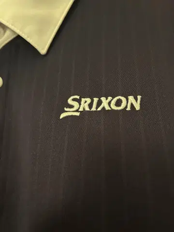 SRIXON by DESCENTE 바이컬러 골프 반팔 피케 셔츠