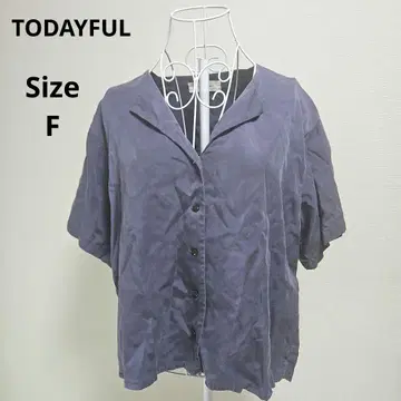 [ 세련된 TODAYFUL ] 빈티지 보라색 셔츠 사이즈 F