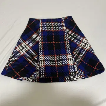 SNIDEL 로빙 체크 미니 스커트