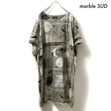 marble SUD 마블슈드 동물 프린트 반팔 원피스