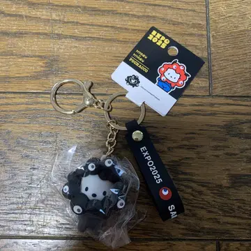 오사카 엑스포 산리오 x 검은 먁먁 포차코 키링