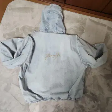 ZARA 데님 후드티 XL