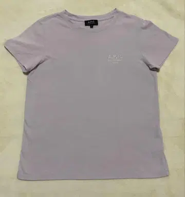 A.P.C 아페쎄 로고 티셔츠 퍼플