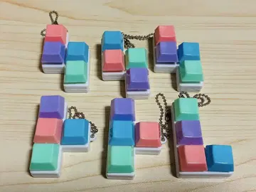 야미츠키카치카치 파스텔 키보드 키링 묶음 판매