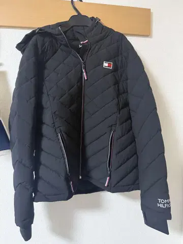 Tommy Hilfiger 블랙 L 퀼팅 자켓
