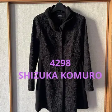 4298 SHIZUKA KOMURO 블랙 A라인 코트 사이즈 40