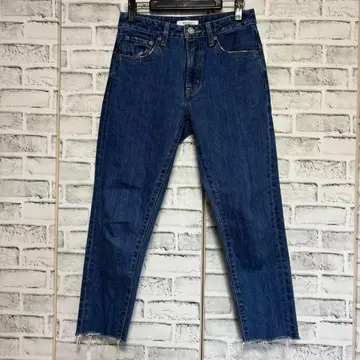 [새상품급] MOUSSY 마우지 데님 팬츠 스키니 팬츠 블루 26인치
