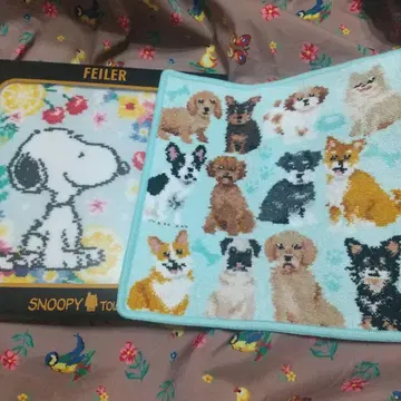 새상품 B급 페일러 스누피 손수건