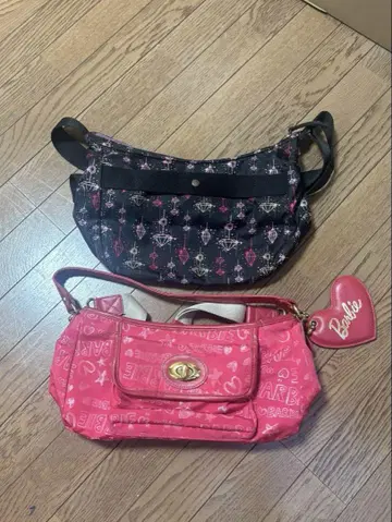레어 Barbie bag 백 참 포함 2점 판매