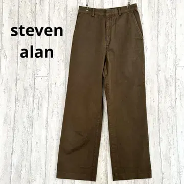 스티븐 앨런 Steven Alan 코튼 치노 팬츠 [M] 카키 계열