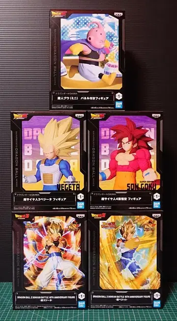 드래곤볼 드 Dokkan Battle 피규어 외 5체 세트