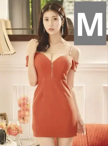 와플 오프숄더 드레스 JEWELS